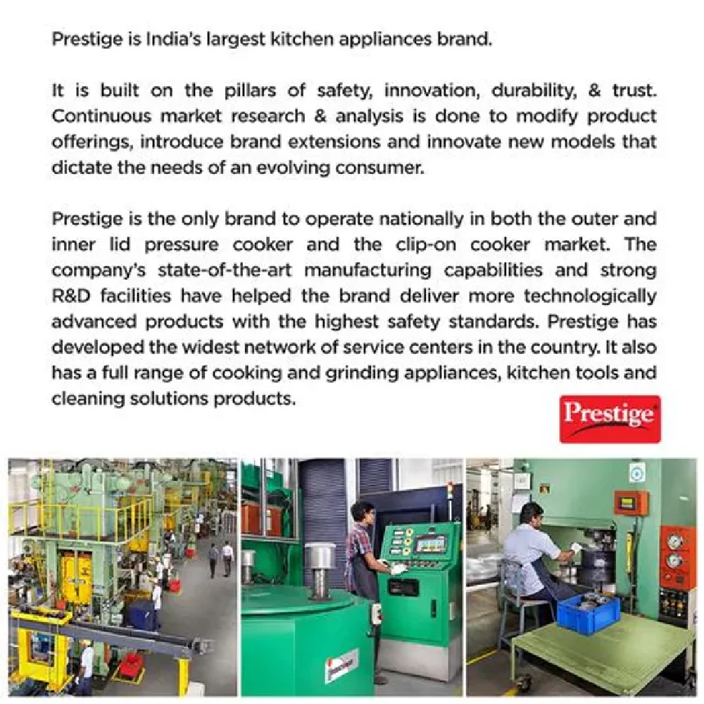 Prestige Deluxe Alpha Svachh Stainless Steel Spillage Control Pressure Cooker - Silver, 3 l-6.webp